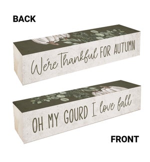 We're Thankful For Autumn Block